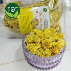 Trà hoa cúc vàng, pha trà, an thần, ngủ ngon, giảm đau bụng kinh, ổn định đường huyết, thanh lọc cơ thể