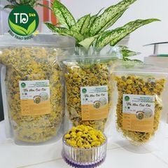 Trà hoa cúc chi (cúc tiến Vua) sấy lạnh nguyên bông, hàng mùa mới, chuyên làm quà biếu tặng