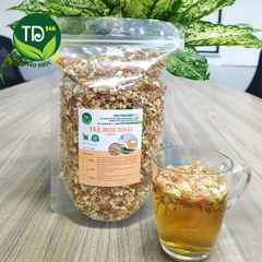 Trà hoa nhài (hoa lài) sấy lạnh, đẹp nguyên nụ, cải thiện tiêu hóa, giảm cân, làm đẹp da, chống lão hóa