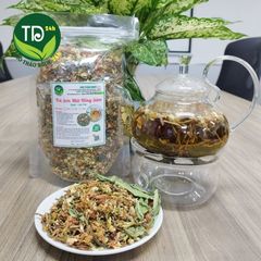 Trà sơn mật hồng sâm SaPa kết hợp từ 4 loại thảo dược quý, thanh nhiệt, giải độc