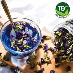 Trà hoa đậu biếc 100% thiên nhiên, kháng khuẩn, tốt cho tim mạch, an thần, giảm căng thẳng