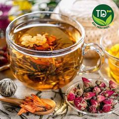 Trà thảo mộc Sapa giúp thanh nhiệt giải độc, an thần, ổn định huyết áp, làm đẹp da, 100% thiên nhiên