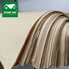 Giấy Xi Măng (Giấy Kraft) mềm, mịn, dai chuyên đóng đồ rau, củ, quả, làm túi giấy khổ 72cm x 102cm giá tốt I KTD 24h