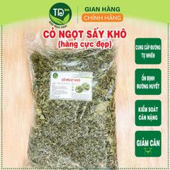 Cỏ ngọt sấy khô, tốt cho người tiểu đường, ổn định đường huyết, giảm cân, chống béo phì