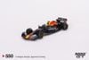 Mô hình xe F1 Oracle Red Bull Racing RB18 #1 Max Verstappen 2022 Monaco Grand Prix 3rd Place 1:64 MiniGT