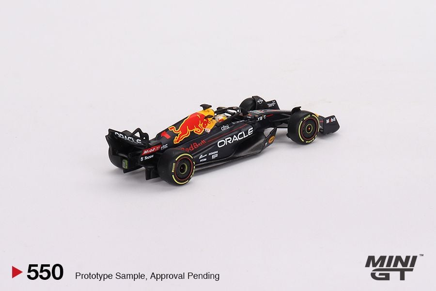 Mô hình xe F1 Oracle Red Bull Racing RB18 #1 Max Verstappen 2022 Monaco Grand Prix 3rd Place 1:64 MiniGT