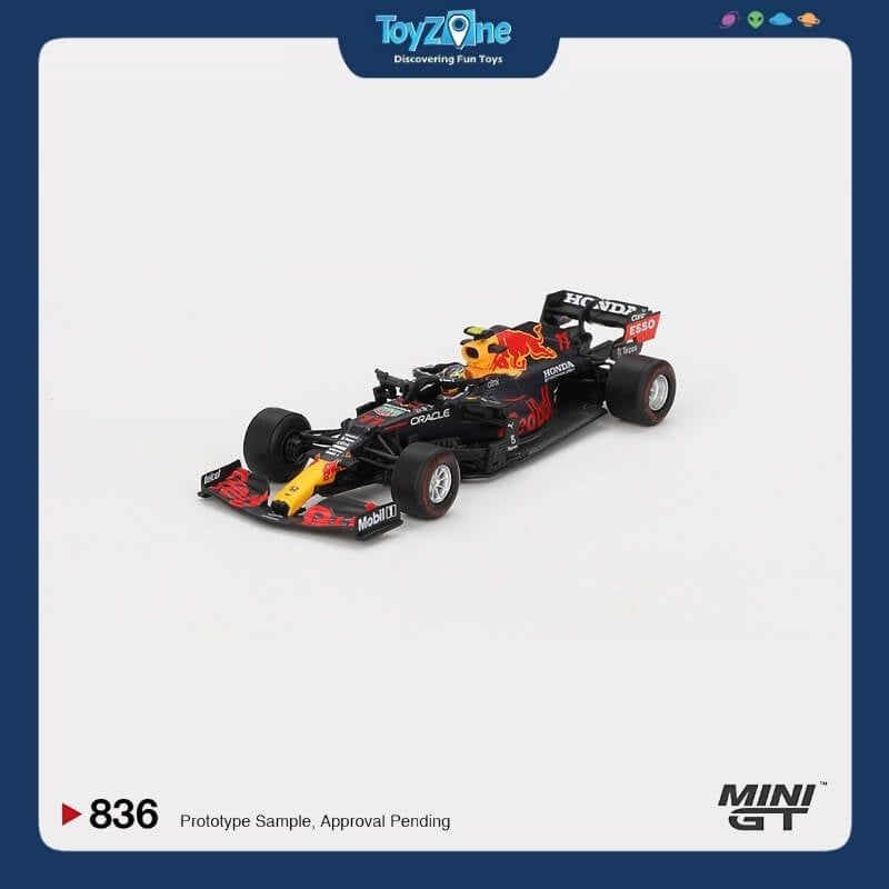 Mô hình xe F1 Red Bull RB16B #11 Sergio Pérez 2021 Azerbaijan Grand Prix Winner 1:64 MiniGT