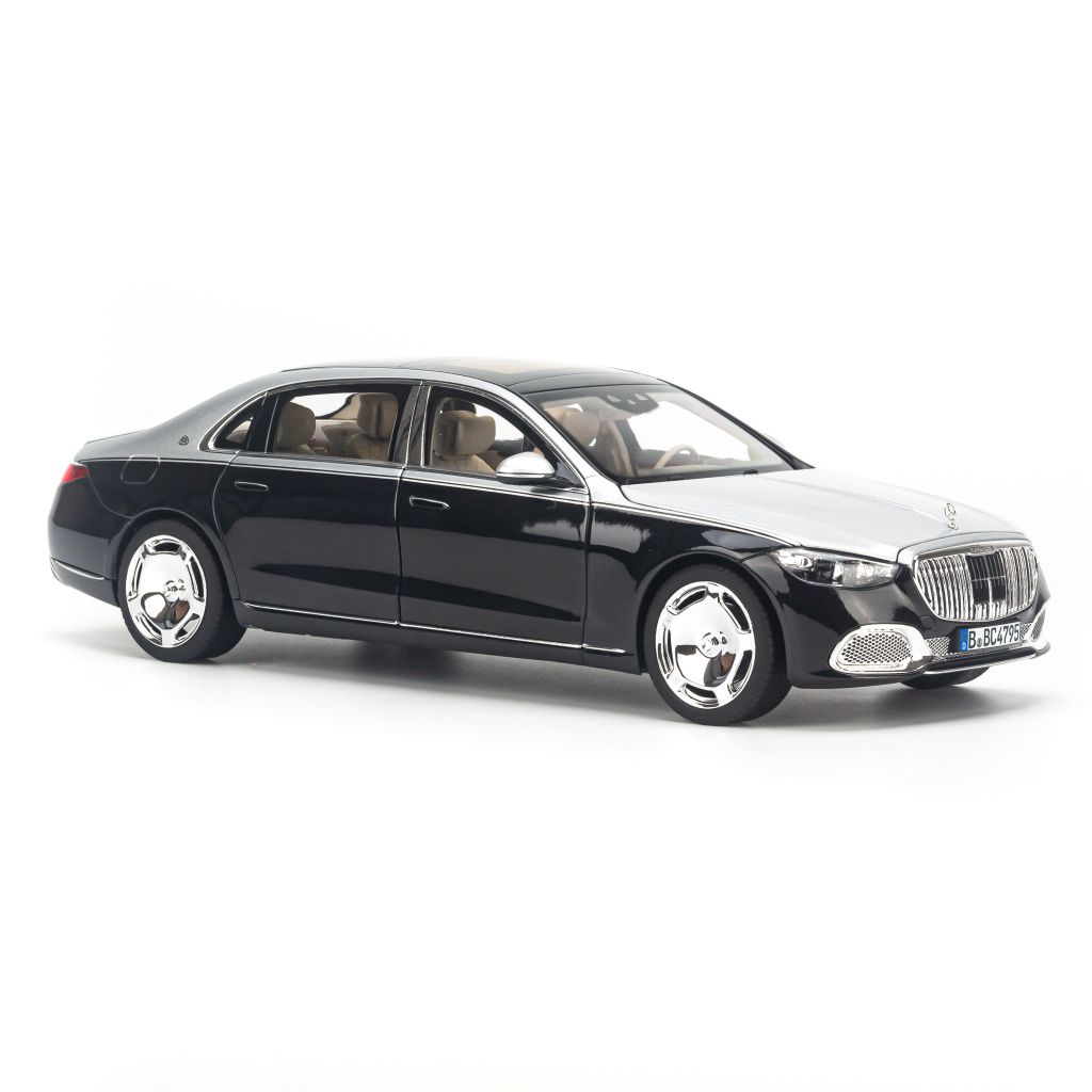 Mô hình xe Mercedes Maybach S680 W223 2021 1:18 Norev