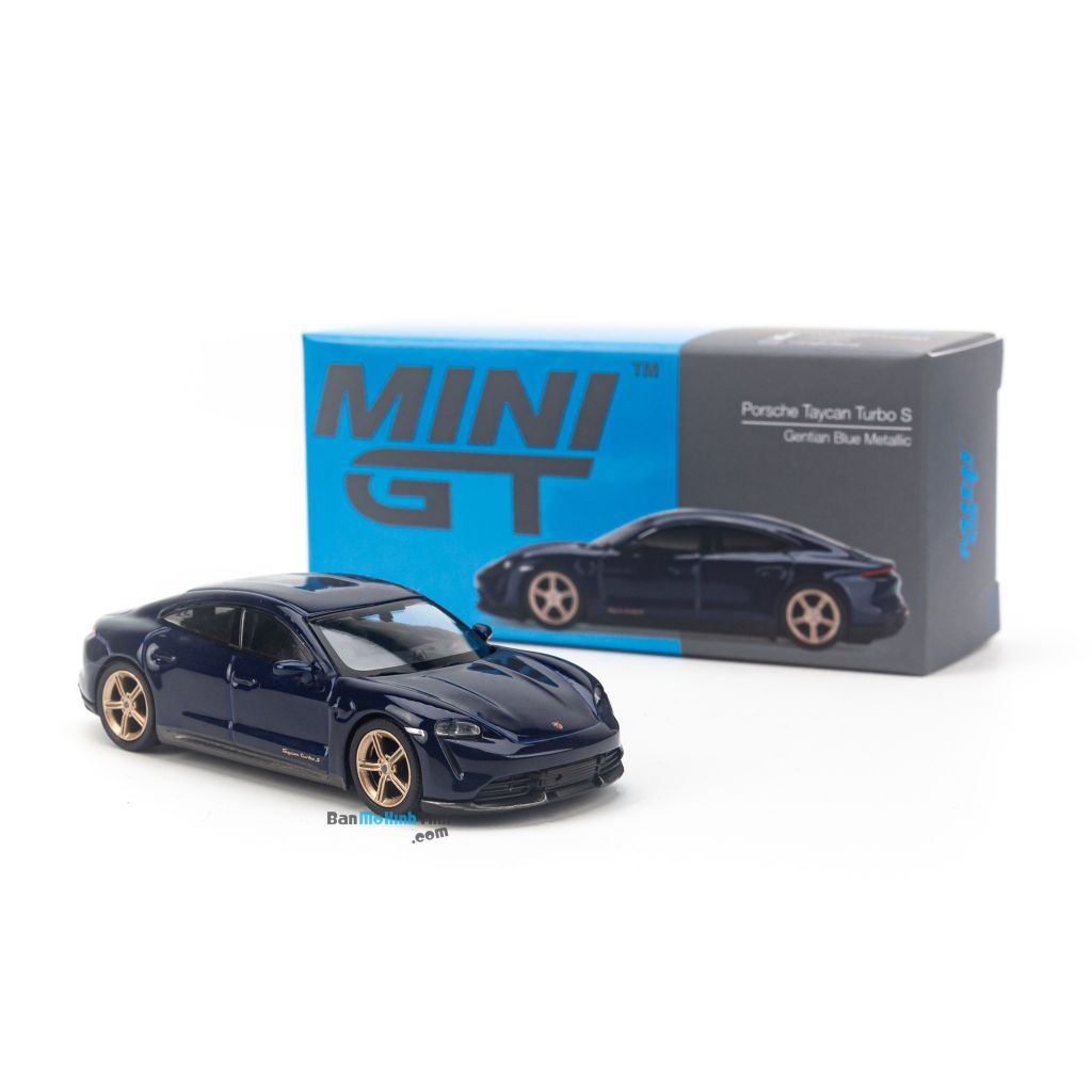 Mô hình xe Porsche Taycan Turbo S 1:64 MiniGT