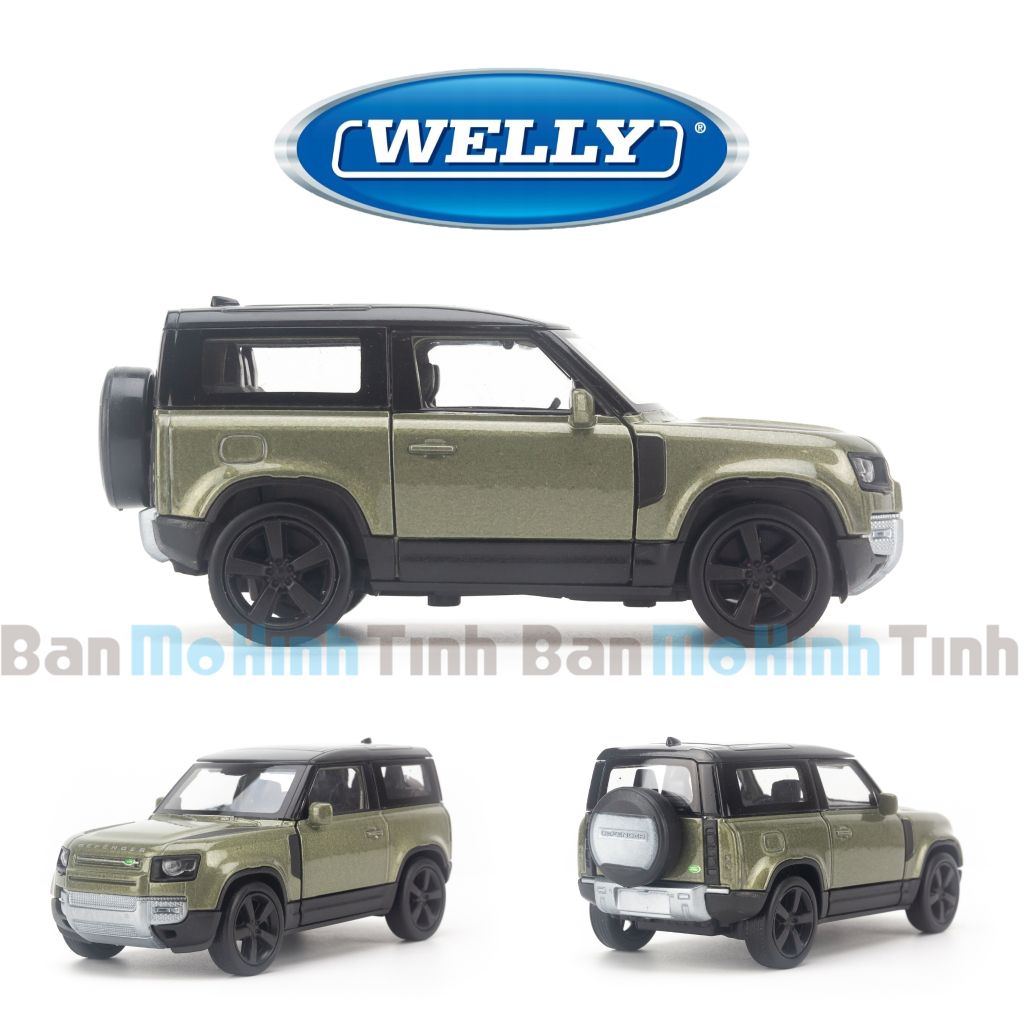 Mô hình xe Land Rover Defender 90 2021 1:36 Welly 43801