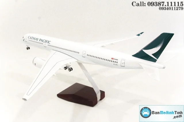 Mô hình máy bay Cathay Pacific 47cm lắp ráp có đèn Everfly