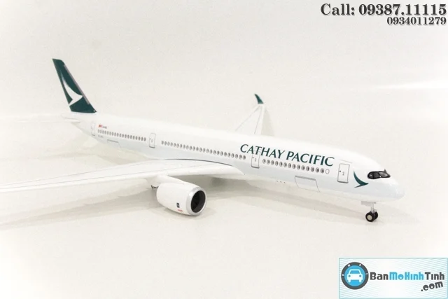 Mô hình máy bay Cathay Pacific 47cm lắp ráp có đèn Everfly