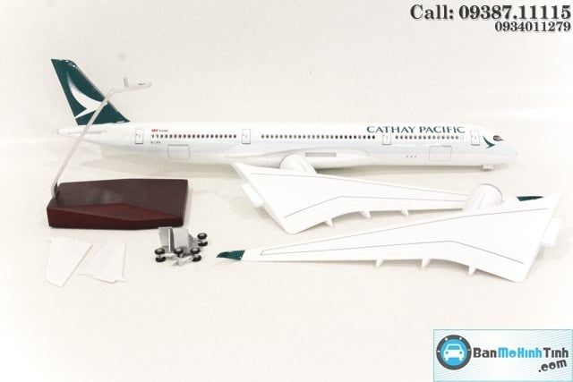 Mô hình máy bay Cathay Pacific 47cm lắp ráp có đèn Everfly