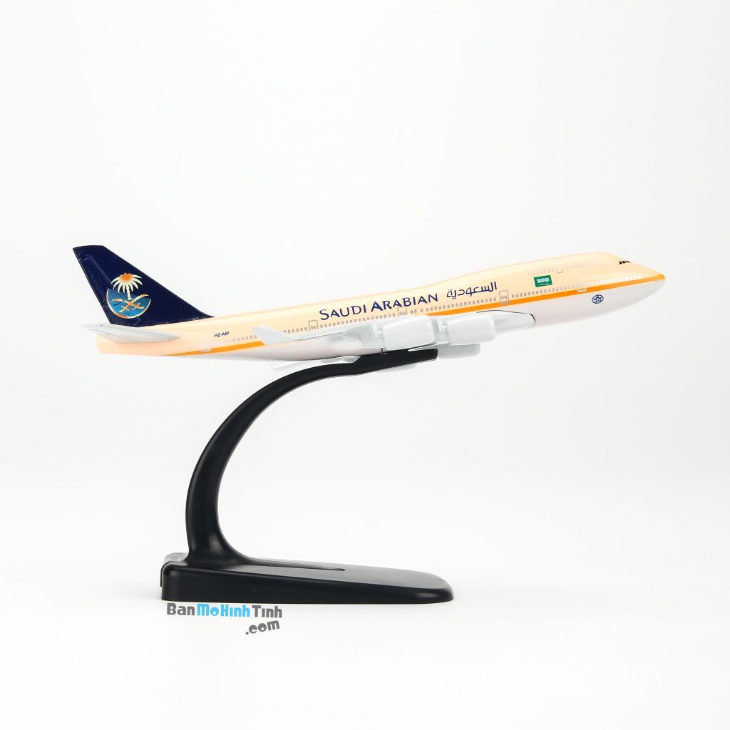 Mô hình máy bay tĩnh Saudi Abarian Boeing B747 16cm Everfly giá rẻ (3)