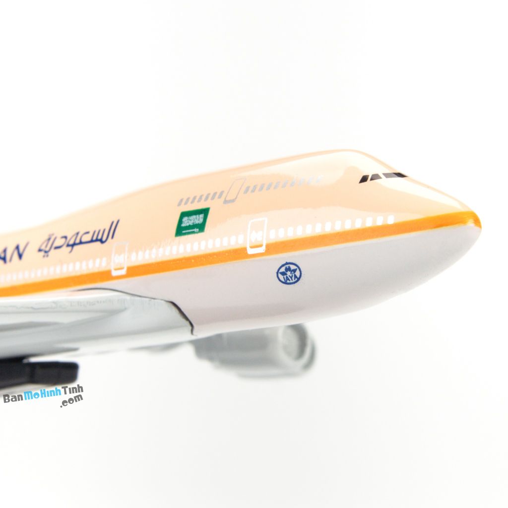 Mô hình máy bay tĩnh Saudi Abarian Boeing B747 16cm Everfly giá rẻ (6)