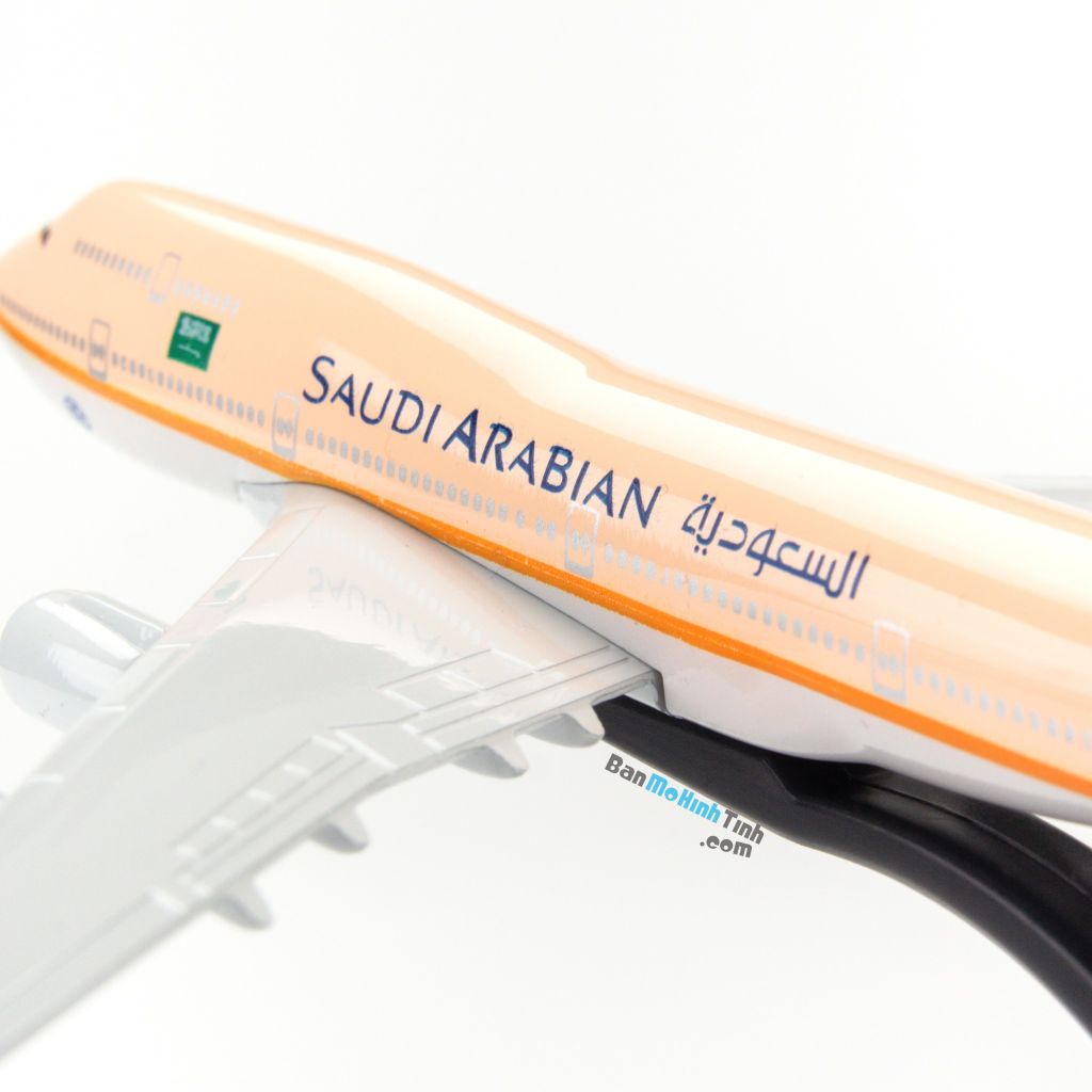 Mô hình máy bay tĩnh Saudi Abarian Boeing B747 16cm Everfly giá rẻ (7)