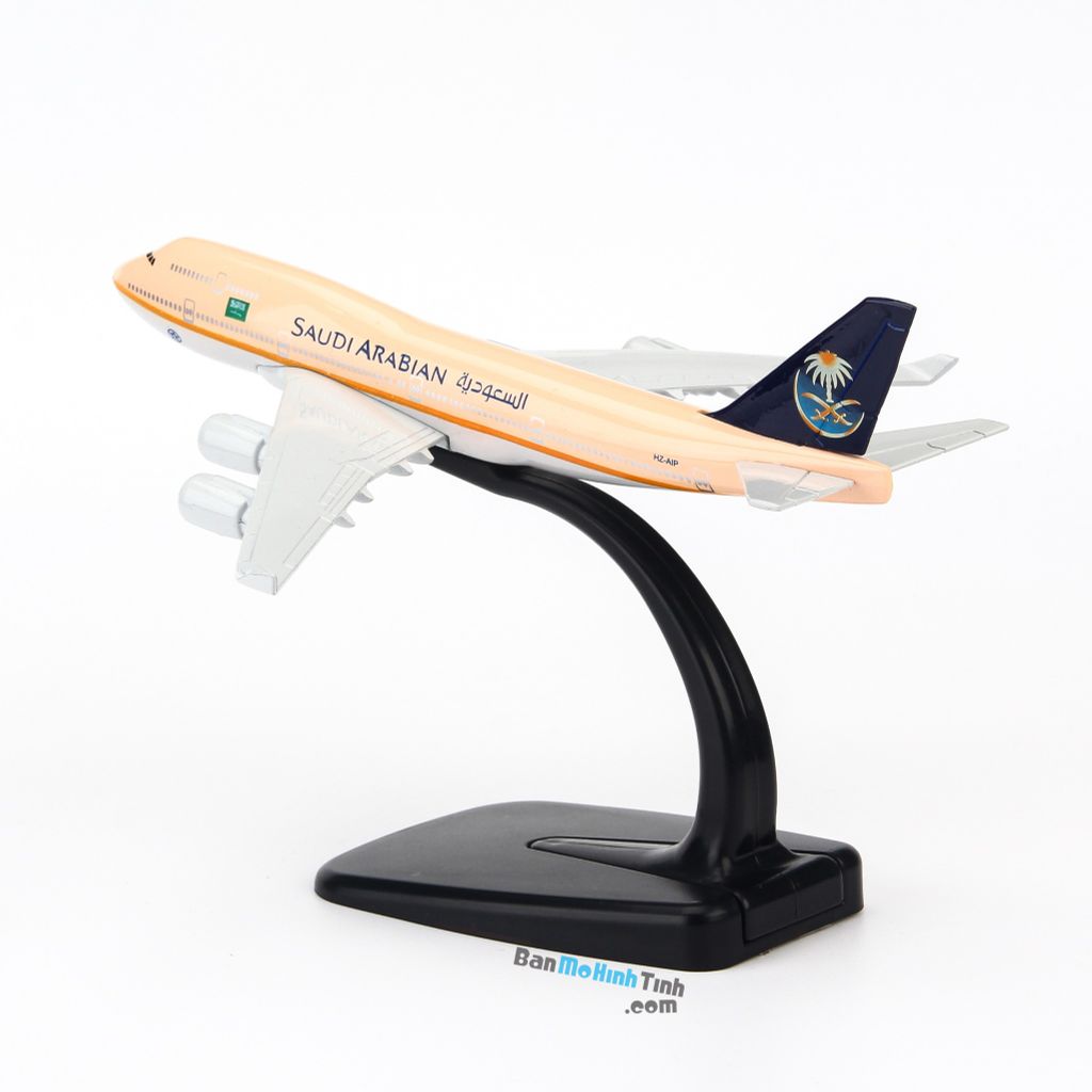 Mô hình máy bay tĩnh Saudi Abarian Boeing B747 16cm Everfly giá rẻ (5)