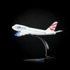 Mô hình máy bay tĩnh One World British Airways Boeing B747 16cm Everfly giá rẻ (9)
