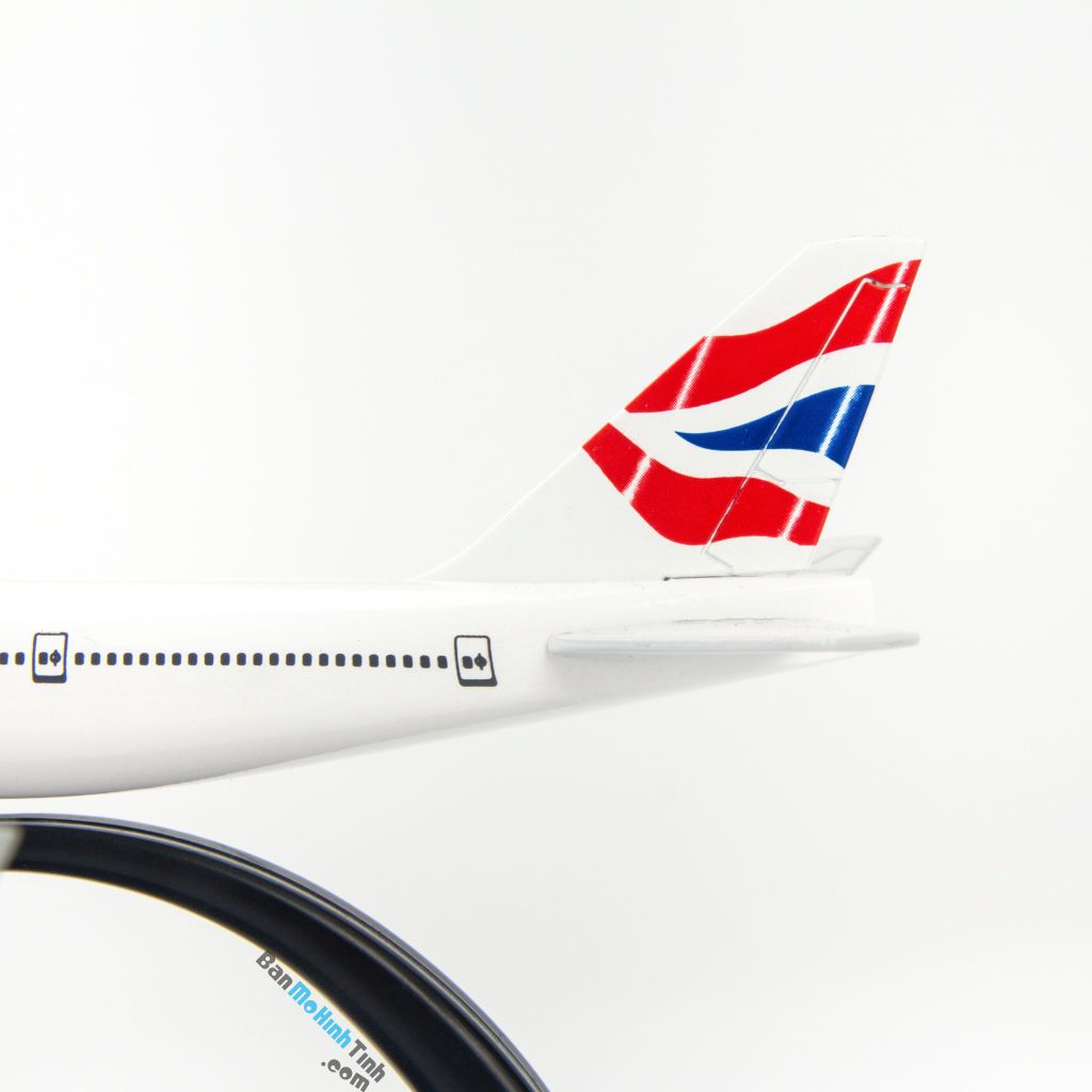 Mô hình máy bay tĩnh One World British Airways Boeing B747 16cm Everfly giá rẻ (7)