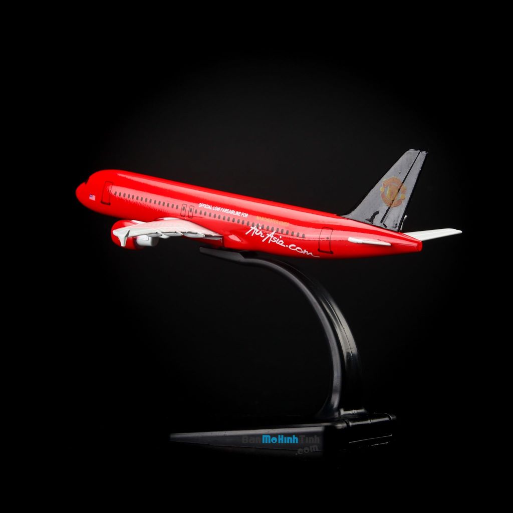 Mô hình máy bay tĩnh Air Asia MU Airbus A320 16cm Everfly giá rẻ (11)