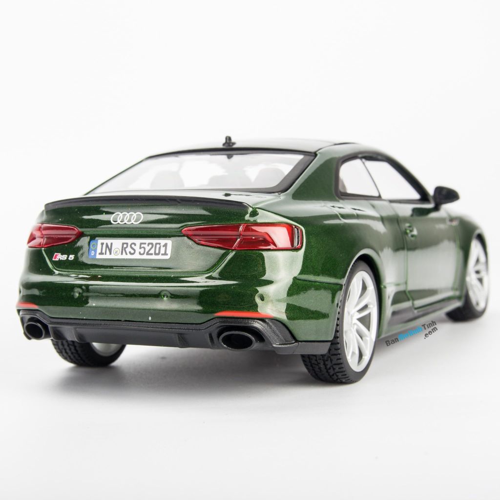Mô hình xe Audi RS5 Coupe Green 1:24 Bburago (12)