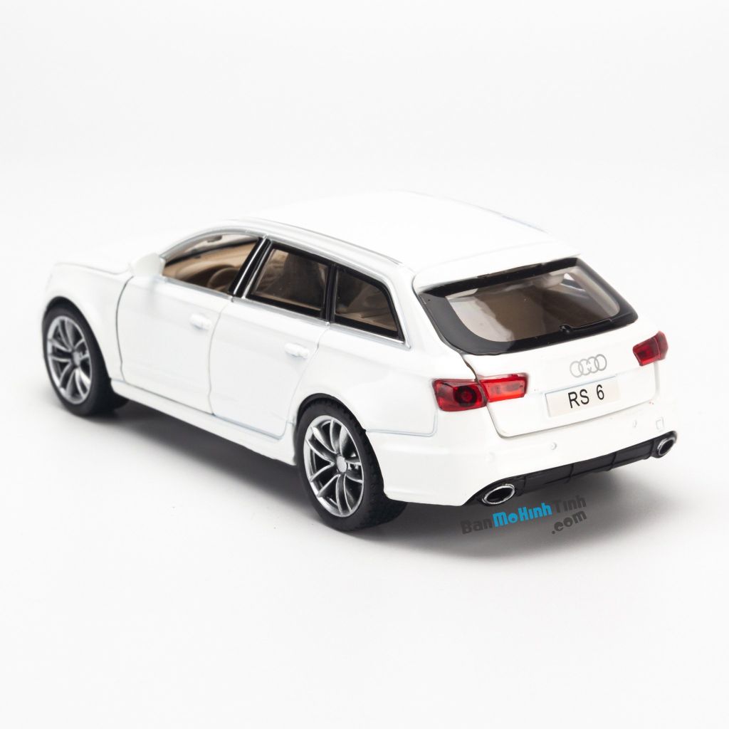Mô hình xe Audi RS6 1:32 Doublehorses White (3)