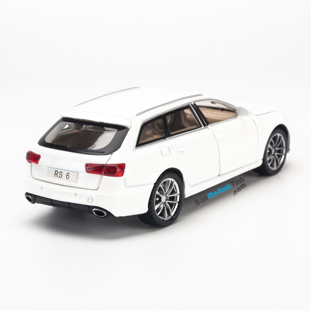 Mô hình xe Audi RS6 1:32 Doublehorses White (4)