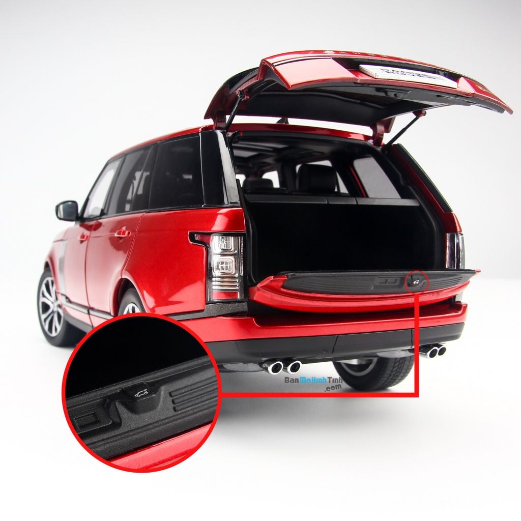 Mô hình xe Land Rover Range Rover Autobiography SV Red 1:18 LCD (17)
