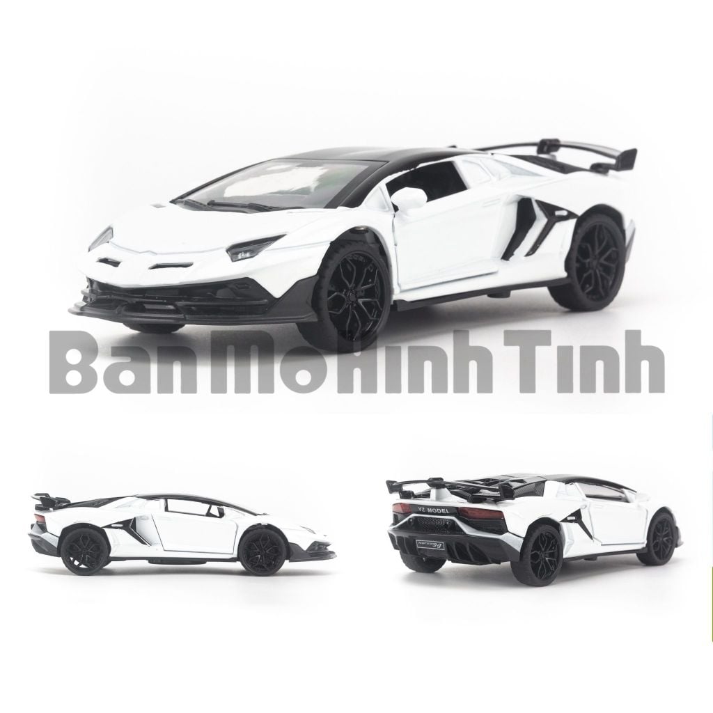 Mô hình xe Lamborghini Aventador SVJ 1:32 Miniauto