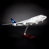 Mô hình máy bay Garuda Indonesia Boeing B747 47cm lắp ráp có đèn Everfly