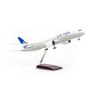 Mô hình máy bay United Airlines Boeing 47cm lắp ráp có đèn Everfly