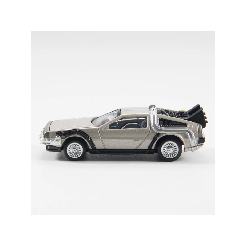 Mô hình xe Back to the Future DeLorean Time Machine 1:64 Tomica Premium Unlimited