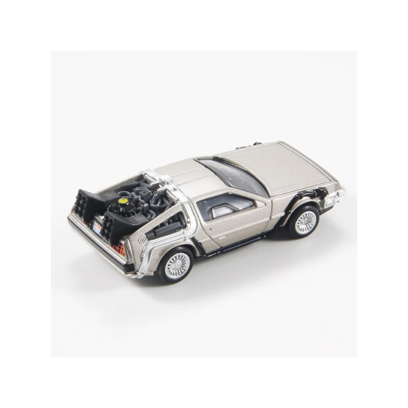 Mô hình xe Back to the Future DeLorean Time Machine 1:64 Tomica Premium Unlimited