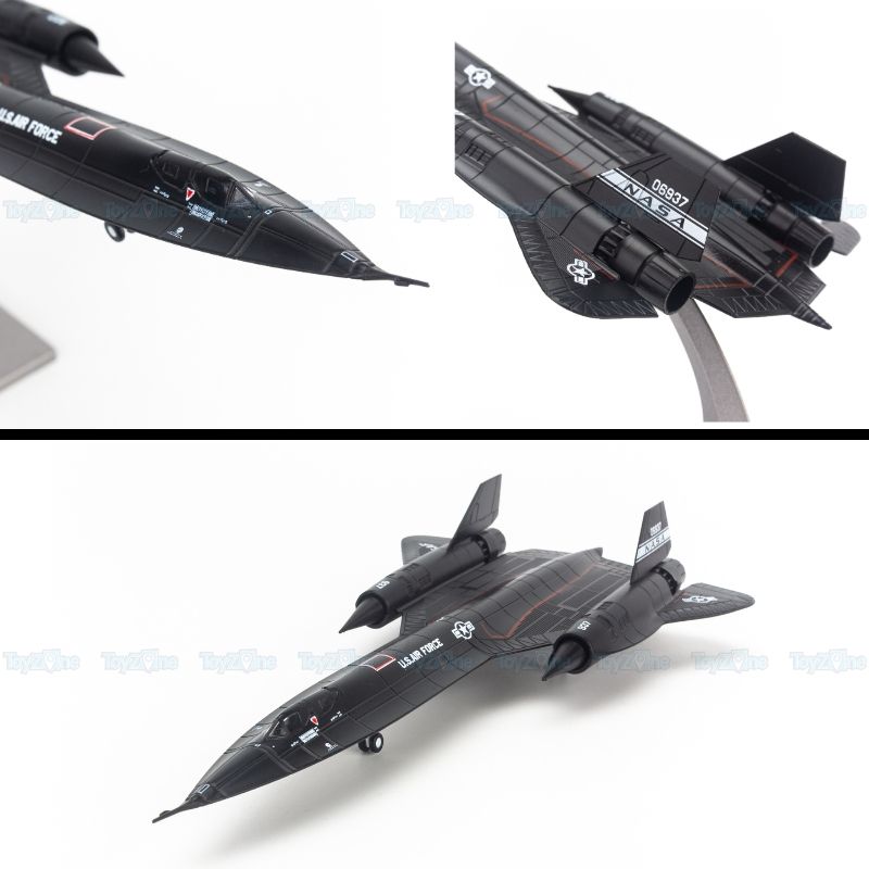 Mô hình máy bay quân sự SR-71 Blackbird Lockheed US Air Force 1:144 NS Model