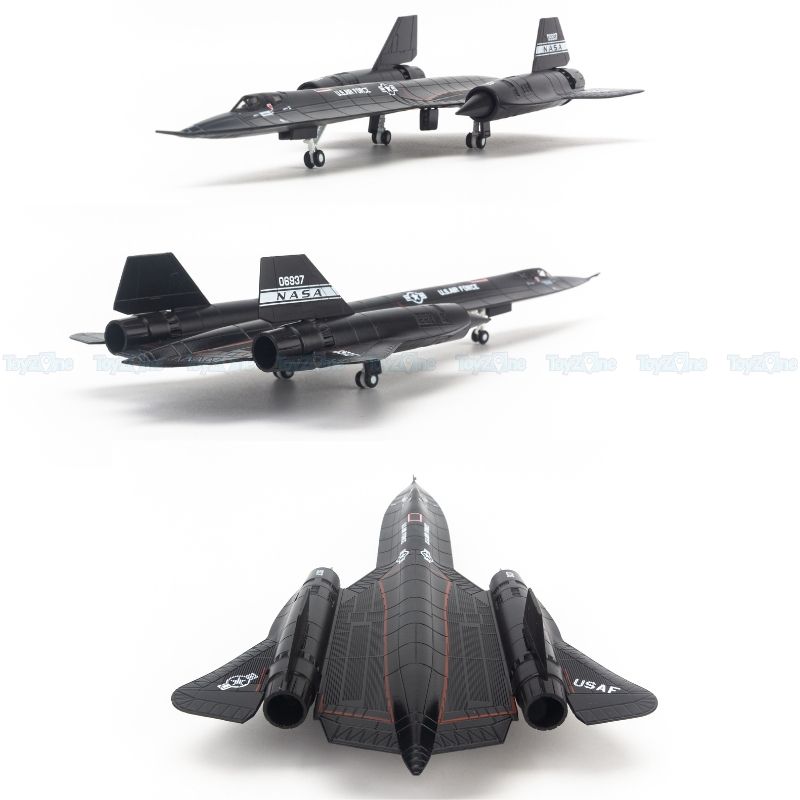 Mô hình máy bay quân sự SR-71 Blackbird Lockheed US Air Force 1:144 NS Model