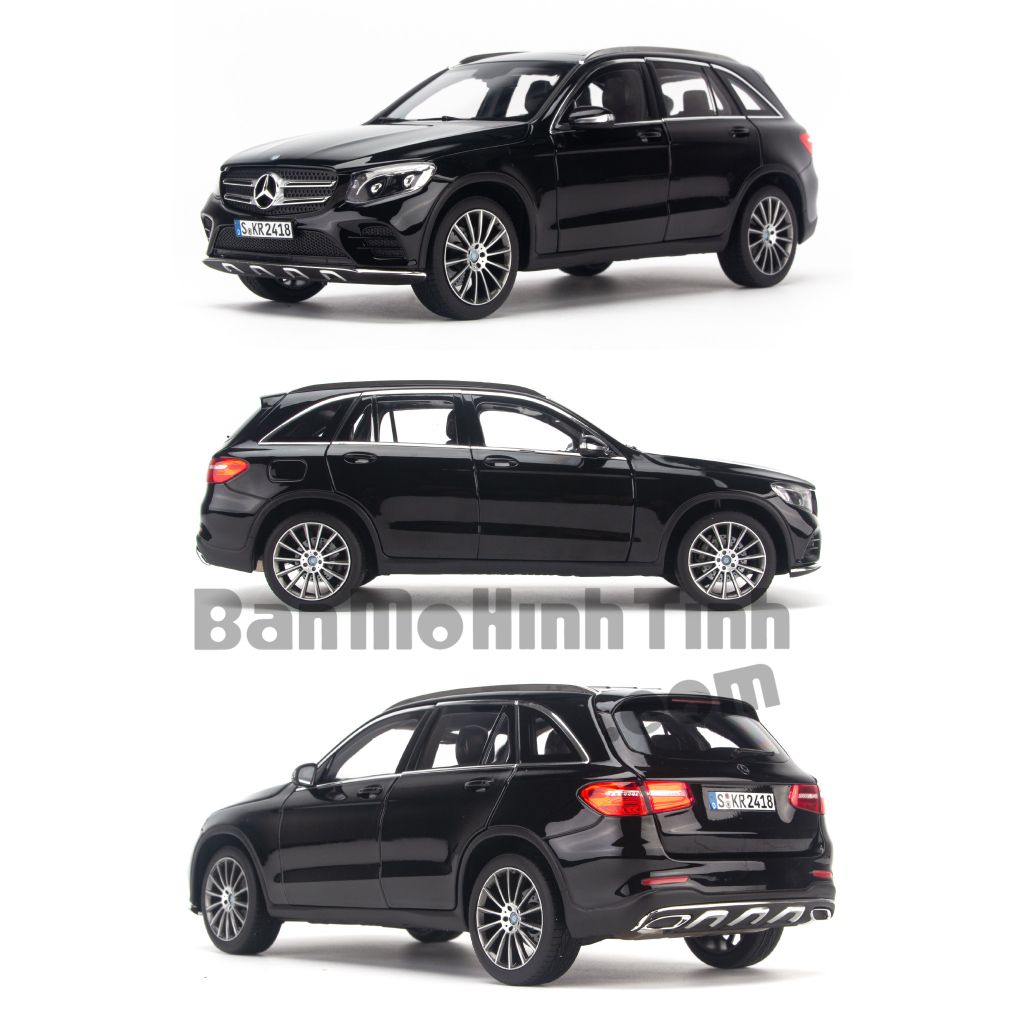 Mô hình xe Mercedes Benz GLC200 2015 1:18 Norev Black (3)