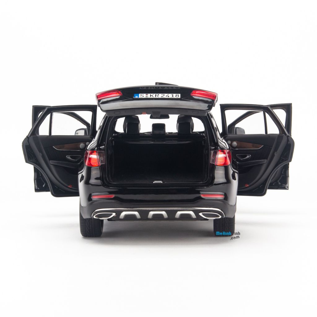 Mô hình xe Mercedes Benz GLC200 2015 1:18 Norev Black (7)