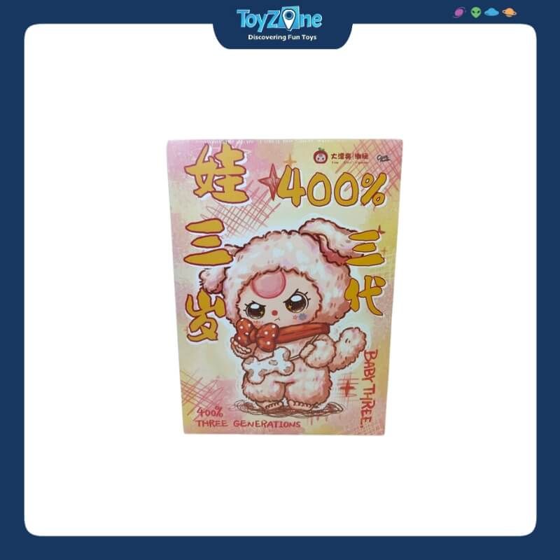 Mô hình Blind Box Gấu bông Baby Three 400% V3 Big Plush Animal CUREPLANETA