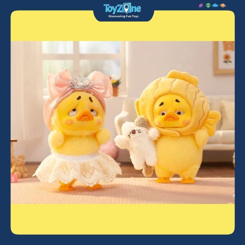 Mô hình Blind box Gấu bông Upset Duck Version 2 Act Cute Duck RONGCREATOR
