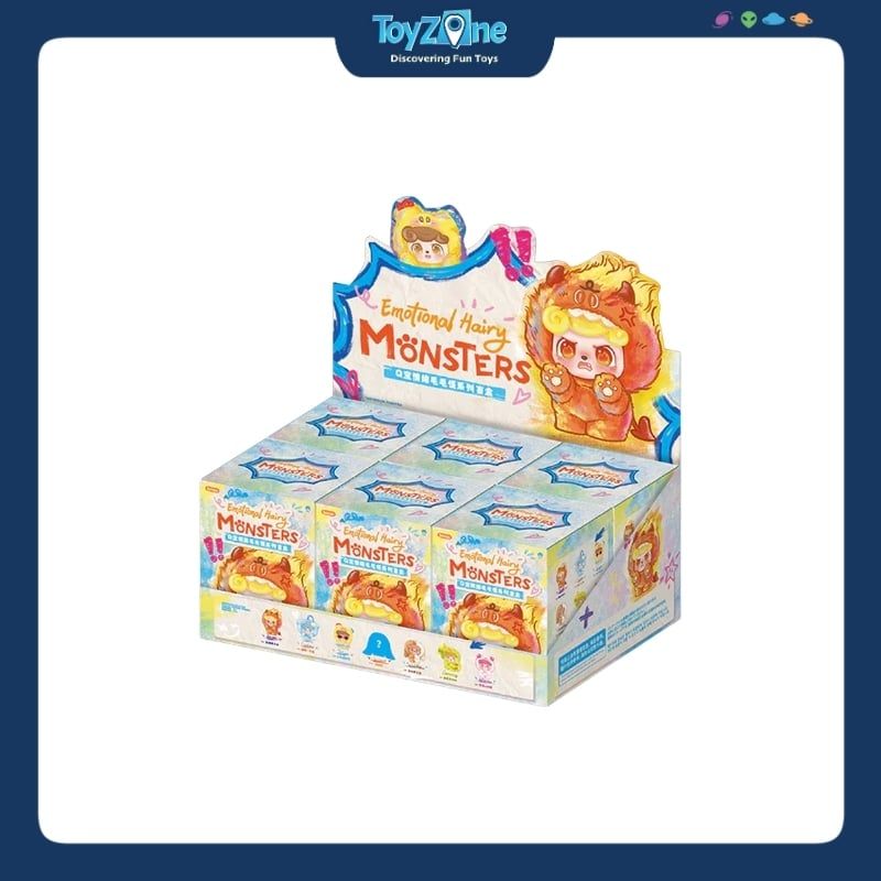 Mô hình Blind box Móc Khóa Gấu Bông QKid Emotional Hairy Monsters ( Cảm Xúc Quái Vật ) JOTOYS