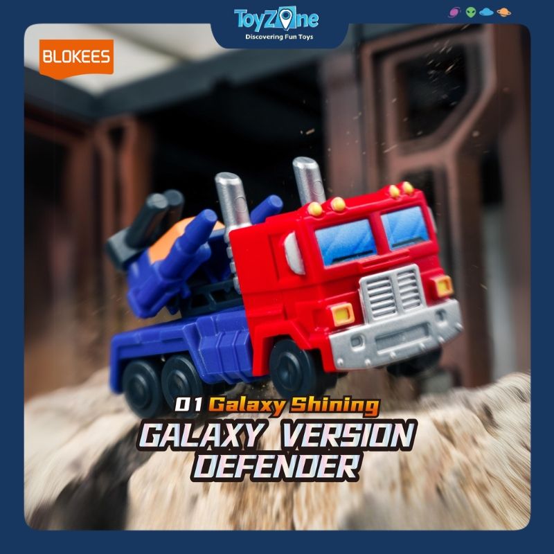 Mô hình đồ chơi Lắp ráp Blind box Transformers Galaxy Version Defender 01 Galaxy Shining Model Kits BLOKEES