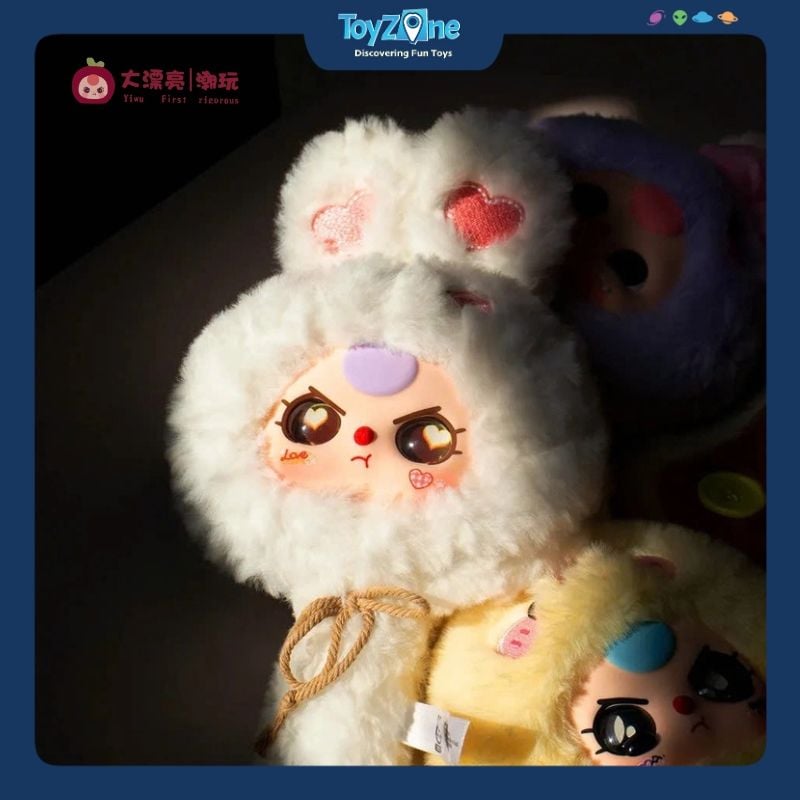 Mô hình Blind box Móc khóa Gấu bông Baby Three Gương Cầm Tay Magic Mirror ( Gương Thần ) CUREPLANETA