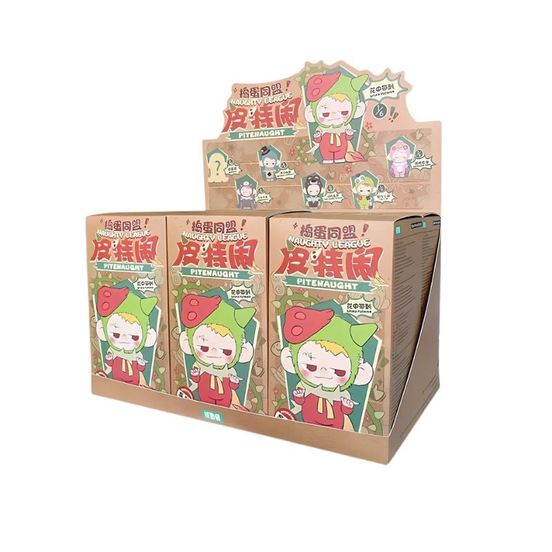 Mô hình Blind box Gấu bông Pitenaught Naughty League ( Liên Minh Tinh Nghịch ) RONGCREATOR
