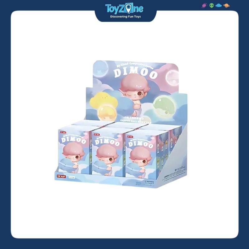 Mô hình Blind box Gấu bông Dimoo My Cloud Companion Series Cotton Doll ( Bạn Đồng Hành Cùng Mây ) POP MART