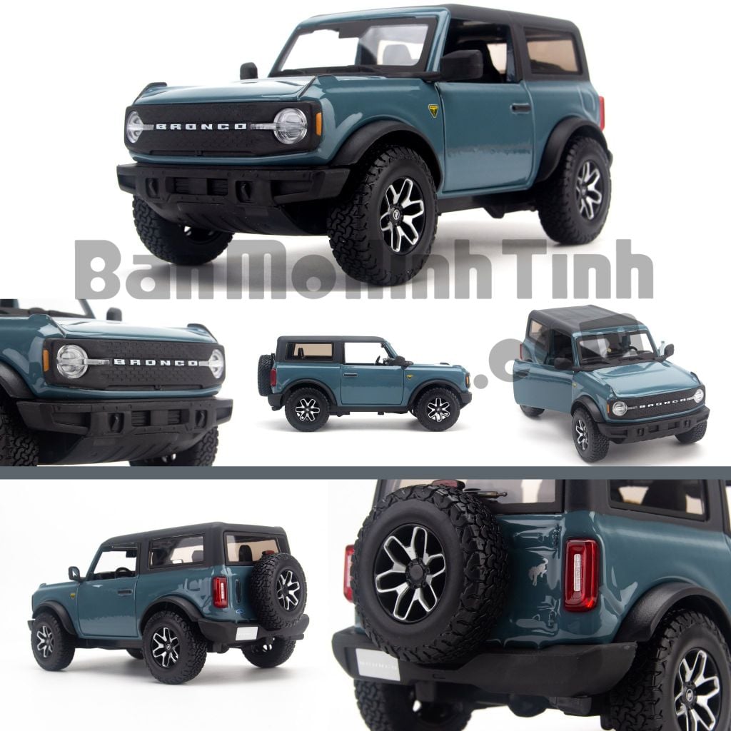 Mô hình xe Ford Bronco Badlands 2021 1:24 Maisto 31530