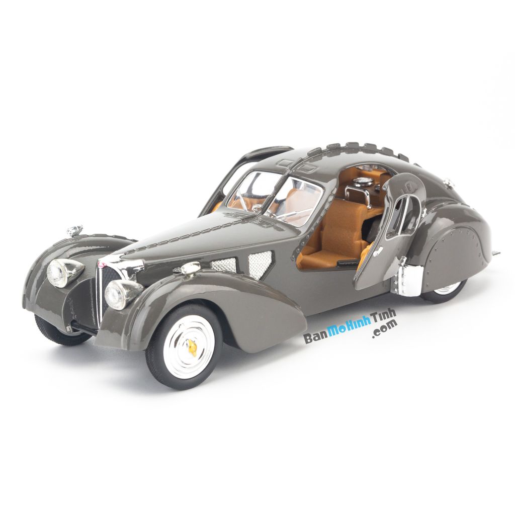 Mô hình xe cổ Bugatti Type 57SC 1:32 KHPO Gray giá rẻ (9)