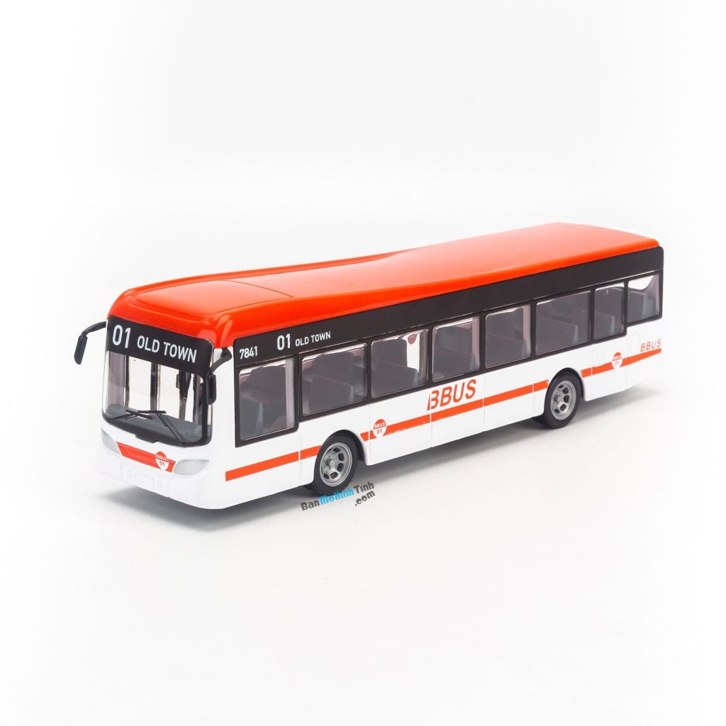 Mô hình xe Bus City long 19cm Bburago