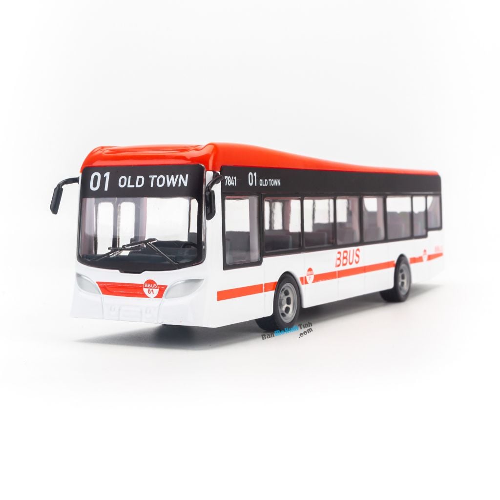 Mô hình xe Bus City long 19cm Bburago