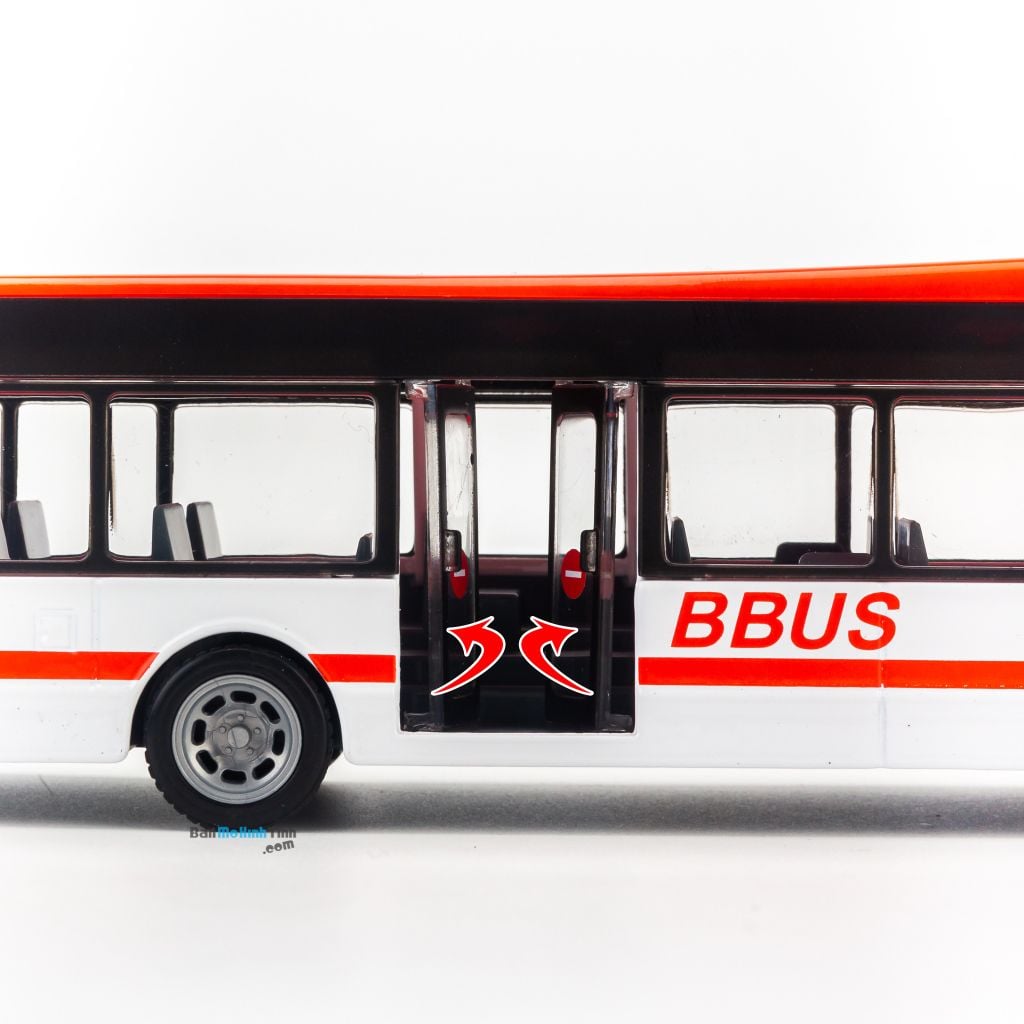 Mô hình xe Bus City long 19cm Bburago
