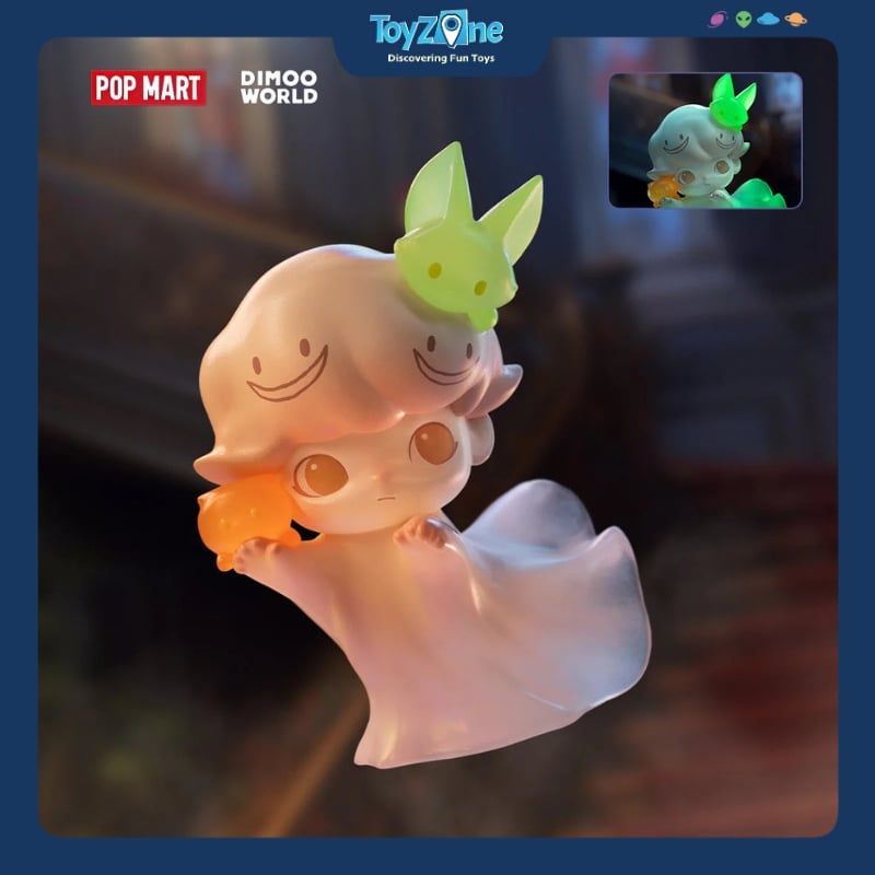 Mô hình đồ chơi Blind box Dimoo No One's Gonna Sleep Tonight Series (Đêm Không Ngủ Cùng Dimoo) POP MART